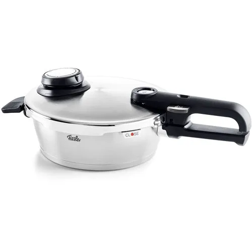 Vitavit® Premium 3-tlg. Set aus Schnellbratpfanne 4 Liter & Schnellkochtopf 8 Liter mit Metalldeckel