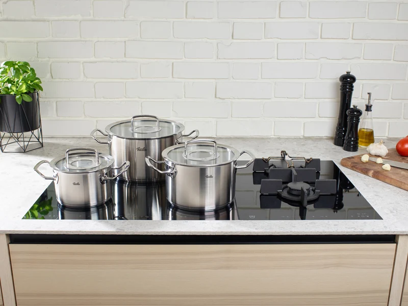 Original-Profi Collection® 5-tlg. Topf-Set mit Glasdeckel