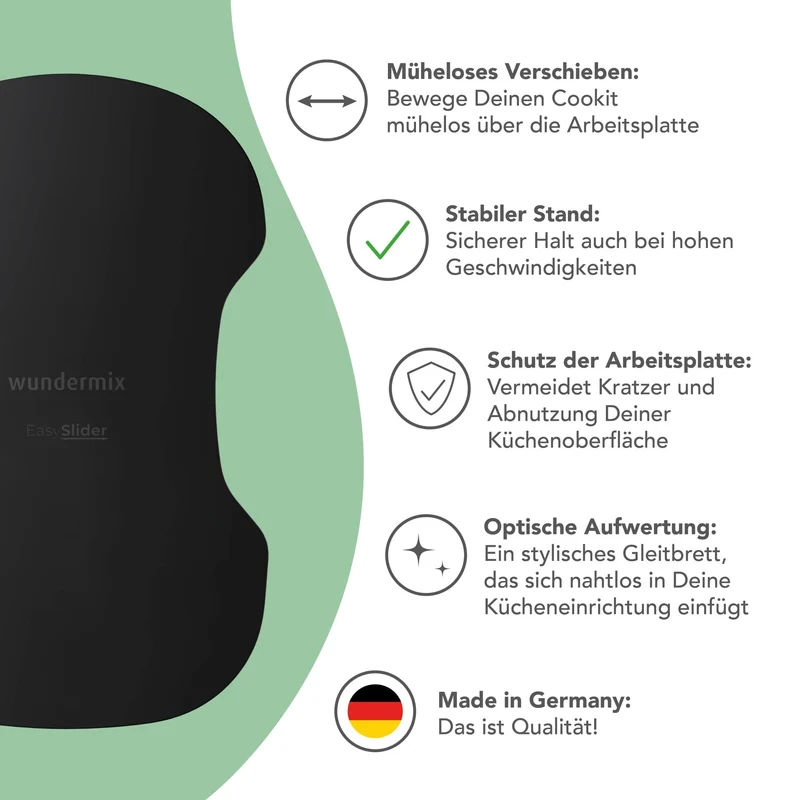 EasySlider® | Gleitbrett aus Acrylglas für Cookit