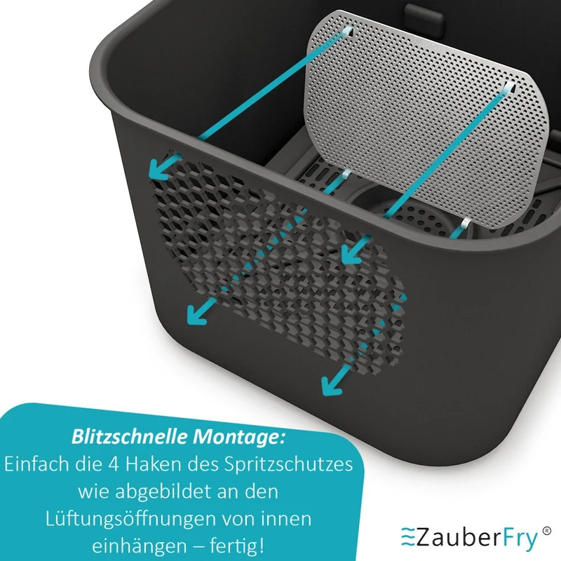 ZauberFry | Spritzschutz für Ninja Double Stack SL400EU (2er-Set)