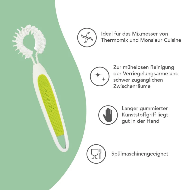 WunderBrush® Omega | Reinigungsbürste für Thermomix-Gehäuse