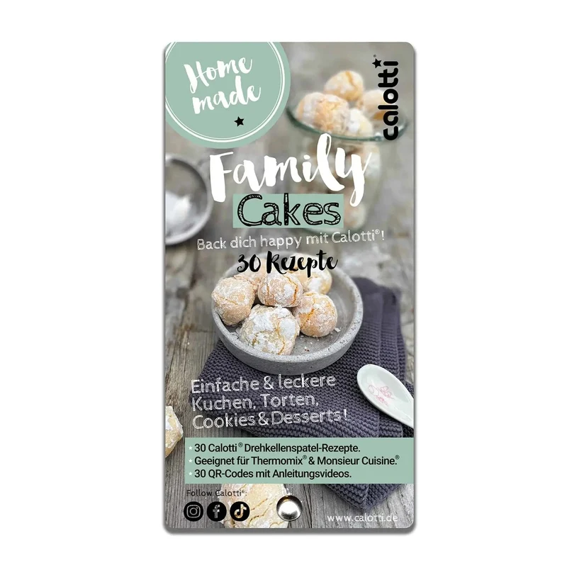 Family Cakes | Rezeptfächer | Back dich happy mit Calotti® 30 Kuchen/Torten Rezepte