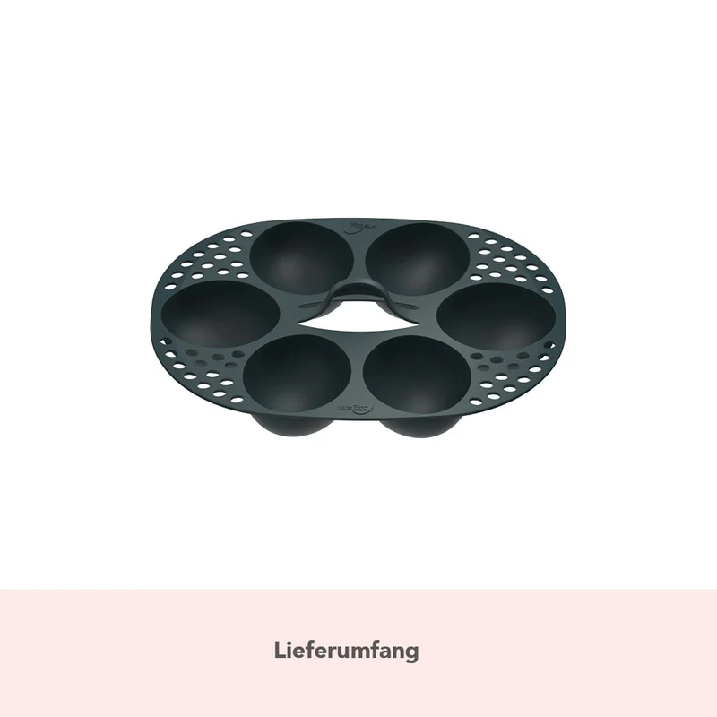 MixEgg® | Eierpochiereinsatz für Monsieur Cuisine Smart, Trend, Connect