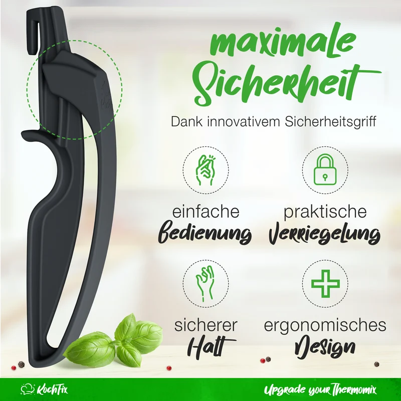 KochFix Garkorb-Griff für Thermomix-Gareinsatz TM7, TM6, TM5, TM31