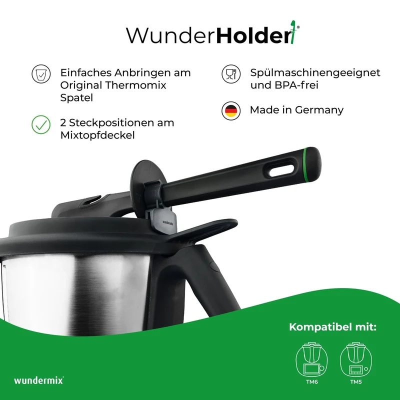 WunderHolder® | Spatelhalterung für Thermomix TM6, TM5