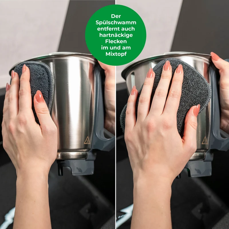 Reinigungstücher-Set aus Bambus- und Mikrofaser (3-tlg.)
