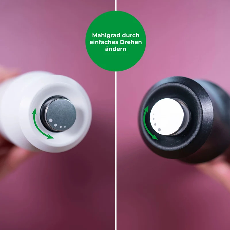 WunderSpicer® | Elektrische Salz- oder Pfeffermühle mit Keramik-Mahlwerk