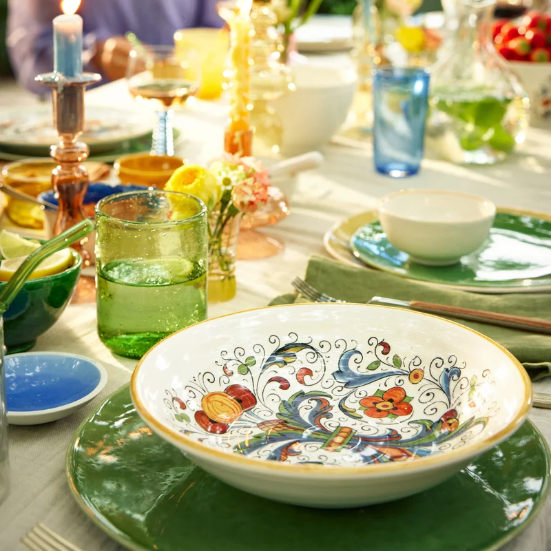 Pastateller in Deruta Keramik - 22 cm
