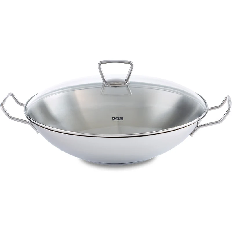 Kunming Wok with Glass Lid, 36 cm