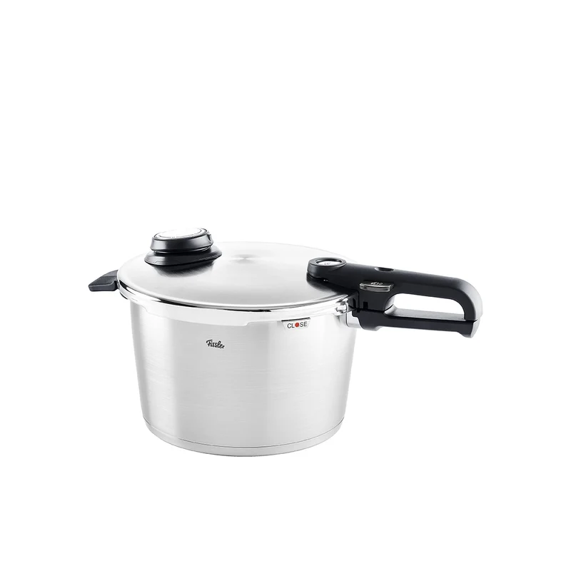 Vitavit® Premium 3-tlg. Set aus Schnellbratpfanne 4 Liter & Schnellkochtopf 8 Liter mit Metalldeckel