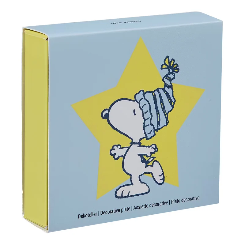 PEANUTS Schmuckteller Stern Snoopy Mütze