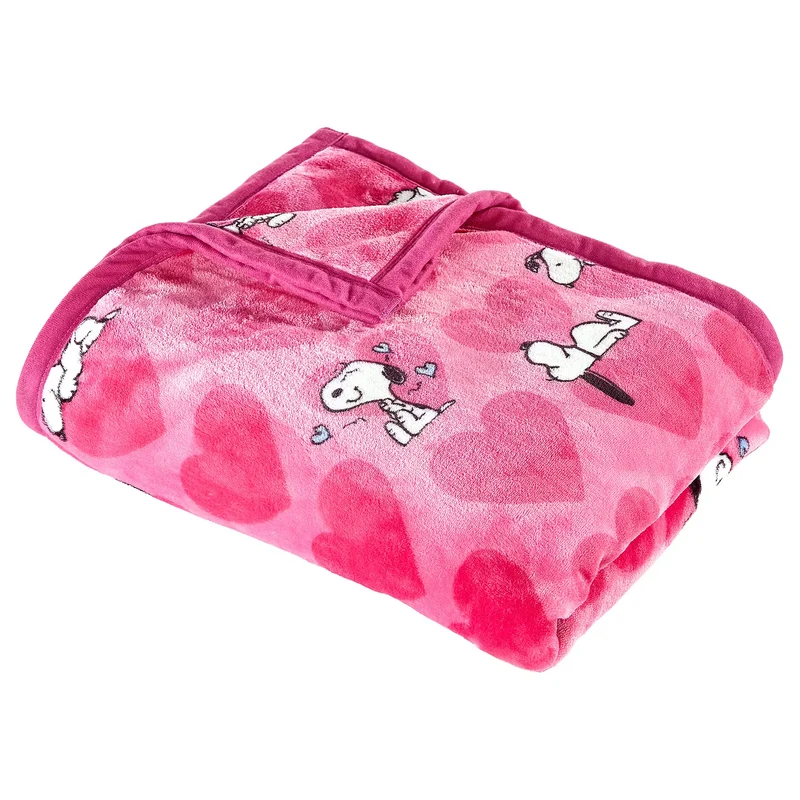 PEANUTS Fleecedecke Amore