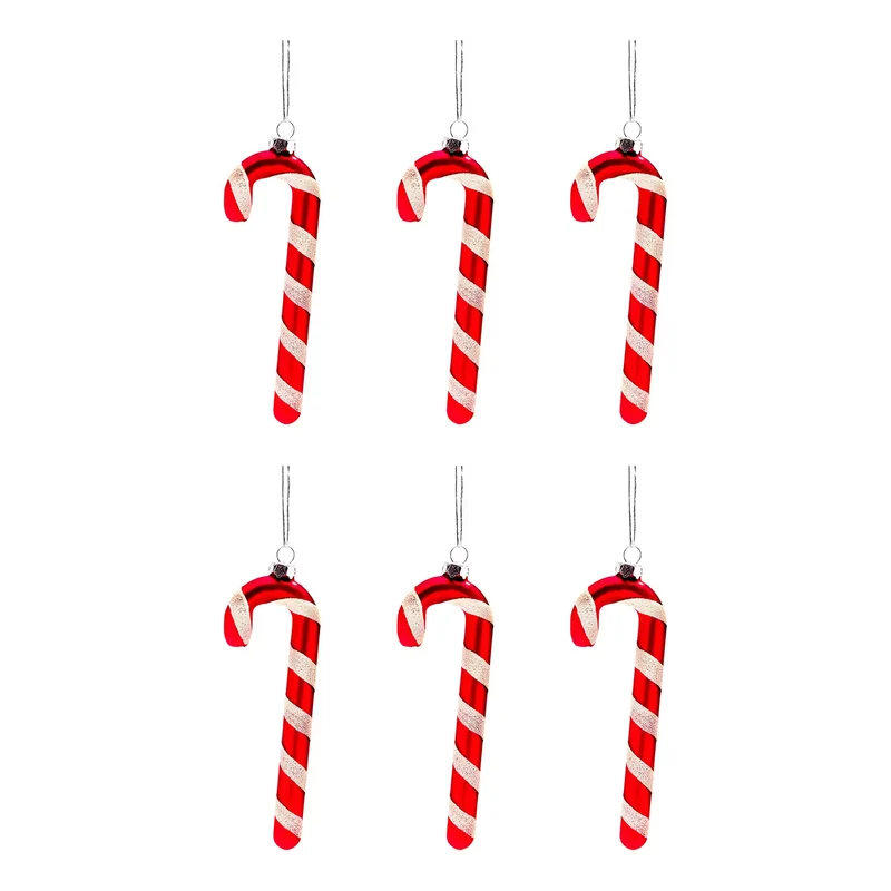 HANG ON Baumanhänger Zuckerstange 6er-Set