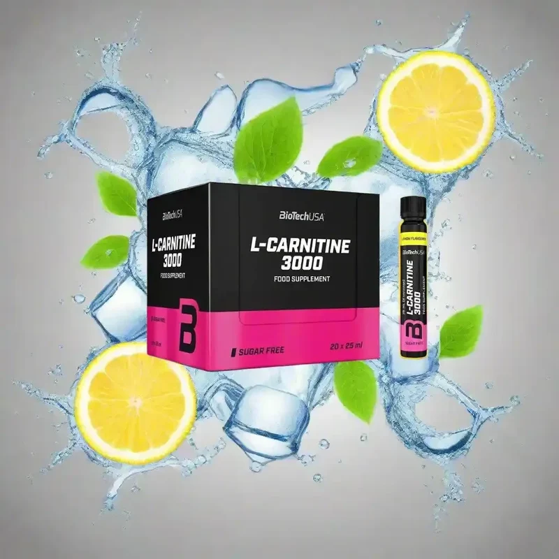 BioTech USA L-Carnitine Shot 3000mg 20x25ml